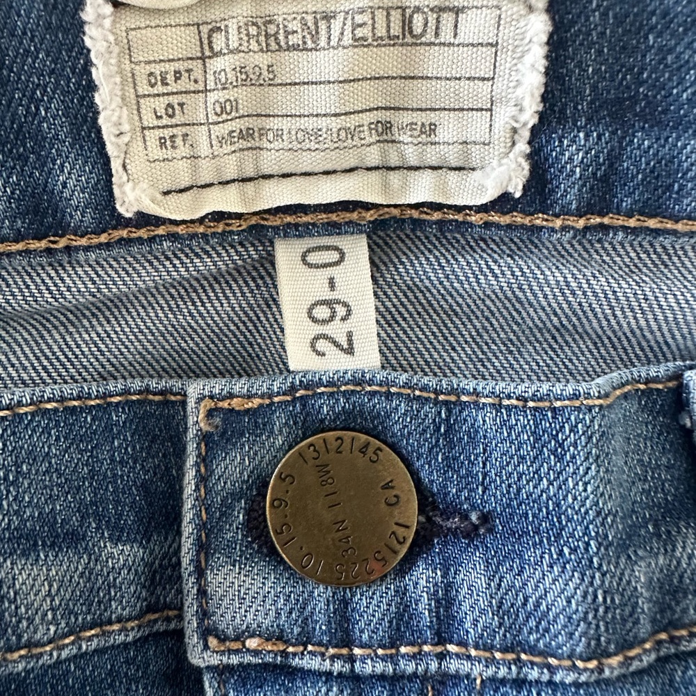 Current/Elliott Indigo Denim Jeans